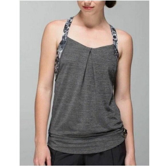 Lululemon Rest Less Tank In Flowabunga EUC Size 6 - Picture 2 of 14